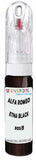 10ml–30ml touch-up kit for Alfa Romeo Mito chips and scratches, precise colour match to Etna Black Metallic 805/B