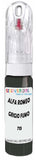 10ml–30ml touch-up kit for Alfa Romeo Giulietta Ti chips and scratches, precise colour match to Grigio Fumo Antico 715