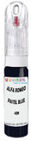 10ml–30ml touch-up kit for Alfa Romeo 155 chips and scratches, precise colour match to Pastel Blue 438