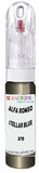 10ml–30ml touch-up kit for Alfa Romeo Spider chips and scratches, precise colour match to Stellar Blue Metallic 370