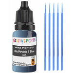 Touch Up Paint For Alfa Romeo 2000 Blu Pervinca Ii Blue 357 Blue Scratch Stone Chip 10Ml