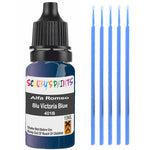 Touch Up Paint For Alfa Romeo Spider Blu Victoria Blue 401B Blue Scratch Stone Chip 10Ml