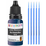 Touch Up Paint For Alfa Romeo Spider Blu Victoria Blue 401B Blue Scratch Stone Chip 10Ml