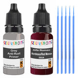 ALFA ROMEO BORDEAUX/RED MONZA 093/A Metallic/Pearl Primer