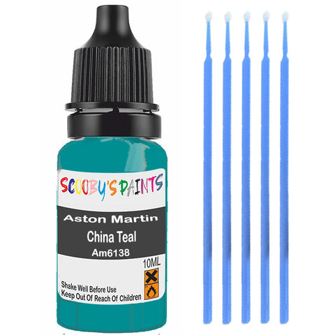 Touch Up Paint For Aston Martin V12 Vantage China Teal Am6138 Blue Scratch Stone Chip 10Ml