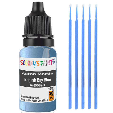 Touch Up Paint For Aston Martin Vh2 English Bay Blue Ast5089D Blue Scratch Stone Chip 10Ml