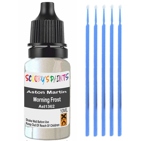 Touch Up Paint For Aston Martin V8 Morning Frost Ast1362 White Scratch Stone Chip 10Ml
