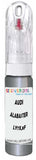 10ml–30ml touch-up kit for Audi A6 chips and scratches, precise colour match to Alabaster Grey Metallic LY7X,8F