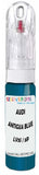 10ml–30ml touch-up kit for Audi E-Tron chips and scratches, precise colour match to Antigua Blue Metallic LV5S / 3P