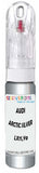 10ml–30ml touch-up kit for Audi Q5 chips and scratches, precise colour match to Arctic Silver Metallic LX7S,Y0