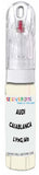 10ml–30ml touch-up kit for Audi A2 chips and scratches, precise colour match to Casablanca White LY9G,W3