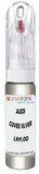 10ml–30ml touch-up kit for Audi A5 Cabrio chips and scratches, precise colour match to Cuvee Silver Metallic LX1Y,OD