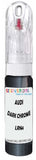 10ml–30ml touch-up kit for Audi Q2 chips and scratches, precise colour match to Dark Chrome High Gloss Metallic LRN4