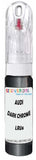 10ml–30ml touch-up kit for Audi Car chips and scratches, precise colour match to Dark Chrome Pearl Metallic Matt LRU6