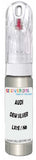 10ml–30ml touch-up kit for Audi A1 Allstreet chips and scratches, precise colour match to Dew Silver Metallic LX7E / N8
