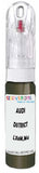 10ml–30ml touch-up kit for Audi S4 chips and scratches, precise colour match to District Green Metallic LX6M,M4