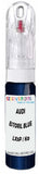 10ml–30ml touch-up kit for Audi Rs5 Cabrio chips and scratches, precise colour match to Estoril Blue Crystal Pearl LX5P / K0