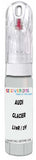 10ml–30ml touch-up kit for Audi Q5 Phev chips and scratches, precise colour match to Glacier White Metallic LS9R / 2Y