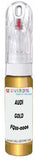 10ml–30ml touch-up kit for Audi Allroad Quattro chips and scratches, precise colour match to Gold Metallic FQ33-0006