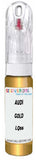 10ml–30ml touch-up kit for Audi Allroad Quattro chips and scratches, precise colour match to Gold Metallic LQ86