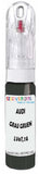 10ml–30ml touch-up kit for Audi A6 Allroad chips and scratches, precise colour match to Grau Gruen Matt LV6T,7A