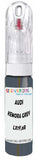 10ml–30ml touch-up kit for Audi R8 Spyder chips and scratches, precise colour match to Kemora Grey Metallic LX7F,8R