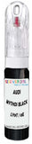 10ml–30ml touch-up kit for Audi Q4 E-Tron chips and scratches, precise colour match to Mythos Black Metallic LY9T / 0E