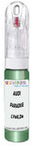 10ml–30ml touch-up kit for Audi A8 chips and scratches, precise colour match to Paradise Green Metallic LY6K,D6