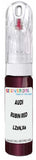 10ml–30ml touch-up kit for Audi Tt Roadster chips and scratches, precise colour match to Rubin Red Pearl LZ3N,X6