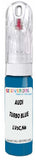 10ml–30ml touch-up kit for Audi Q2 chips and scratches, precise colour match to Turbo Blue LV5C,N6