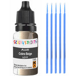 Touch Up Paint For Audi A6 Cobra Beige Lc1Y Beige Scratch Stone Chip 10Ml