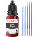 Touch Up Paint For Audi A4 Allroad Criminal Lz3F Red Scratch Stone Chip 10Ml