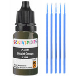 Touch Up Paint For Audi A6 District Groups Lx6M Green Scratch Stone Chip 10Ml