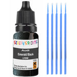 Touch Up Paint For Audi A8 L Emerald Black Ly9W Black Scratch Stone Chip 10Ml