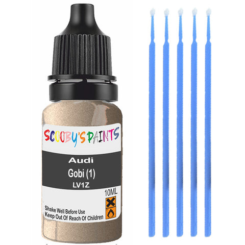Touch Up Paint For Audi 100 Gobi (1) Lv1Z Beige Scratch Stone Chip 10Ml