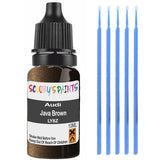 Touch Up Paint For Audi A6 Limo Java Brown Ly8Z Brown Scratch Stone Chip 10Ml