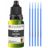 Touch Up Paint For Audi A6 Java Green Ly6W Green Scratch Stone Chip 10Ml