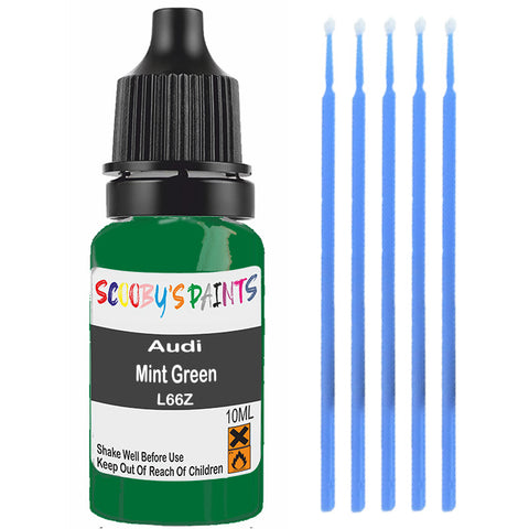 Touch Up Paint For Audi 100 Mint Green Ral6029-Gl L66Z Green Scratch Stone Chip 10Ml