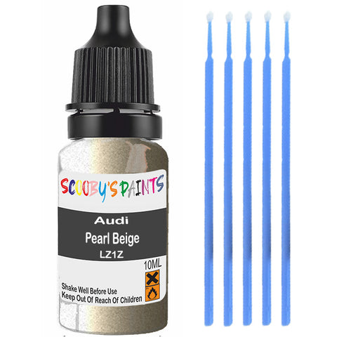 Touch Up Paint For Audi A8 Pearl Beige Lz1Z Beige Scratch Stone Chip 10Ml