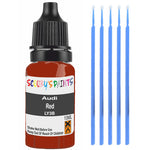Touch Up Paint For Audi 80 Red Ly3B Red Scratch Stone Chip 10Ml