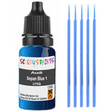 Touch Up Paint For Audi A1 Sepan Blue 1 Ly5Q Blue Scratch Stone Chip 10Ml