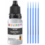 Touch Up Paint For Audi A4 Suzuka Grey 1 Ly7F Grey Scratch Stone Chip 10Ml