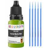 Touch Up Paint For Audi A6 Allroad Verde Mantis Met L0L6 Green Scratch Stone Chip 10Ml