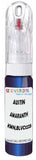 10ml–30ml touch-up kit for Austin Mini chips and scratches, precise colour match to Amaranth Mica KMN,BLVC1223