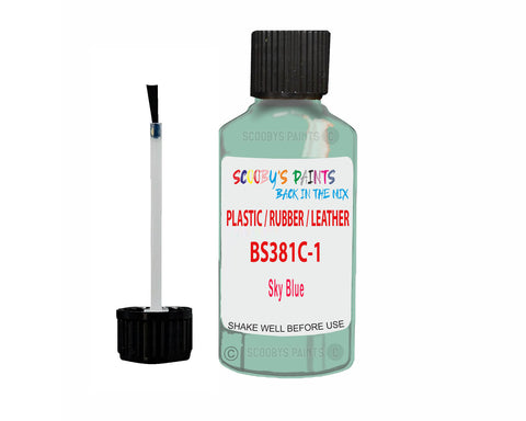 Bs381C-101 Sky Blue Window Pvc,Upvc Plastic Blue Touch Up Paint