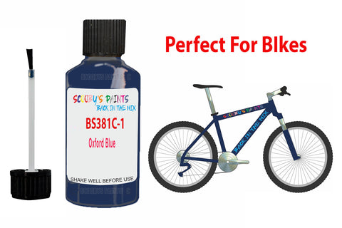 Bs381C 105 Oxford Blue Bicycle Frame Acrylic Blue Metal Bike Touch Up Paint