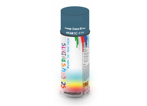 Deep Saxe Blue Bs381C113 Window Door Aerosol Spray Paint Pvc And Upvcblue Spray