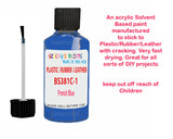 BS381C-166 French Blue Touch up paint repair, scratches, scuff, chips, damage, fix, window restore, window pvc, upvc