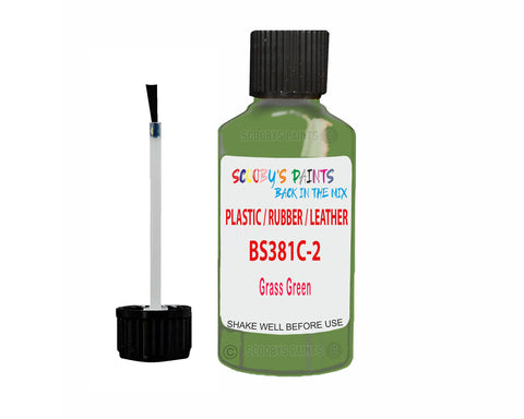 Bs381C-218 Grass Green Window Pvc,Upvc Plastic Green Touch Up Paint