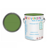 Grass Green Bs381C-218 Window Door Paint Brush Or Spray Pvc Upvc Green Tin